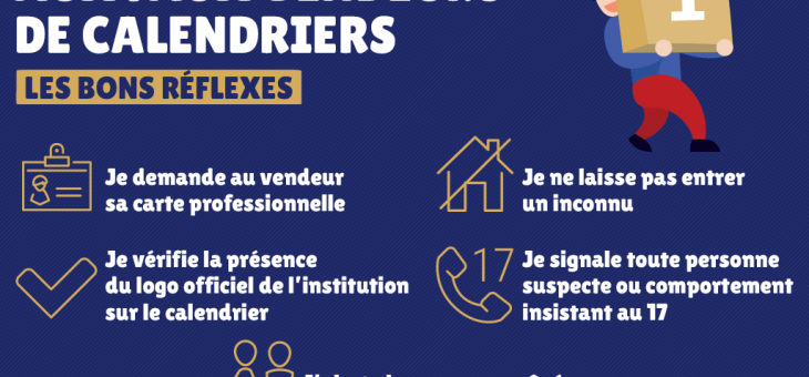 Attention aux démarchages frauduleux pour les calendriers