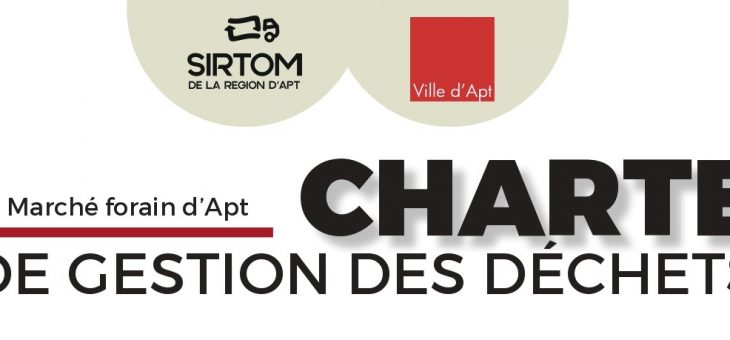 Une Charte pour le marché d&rsquo;Apt